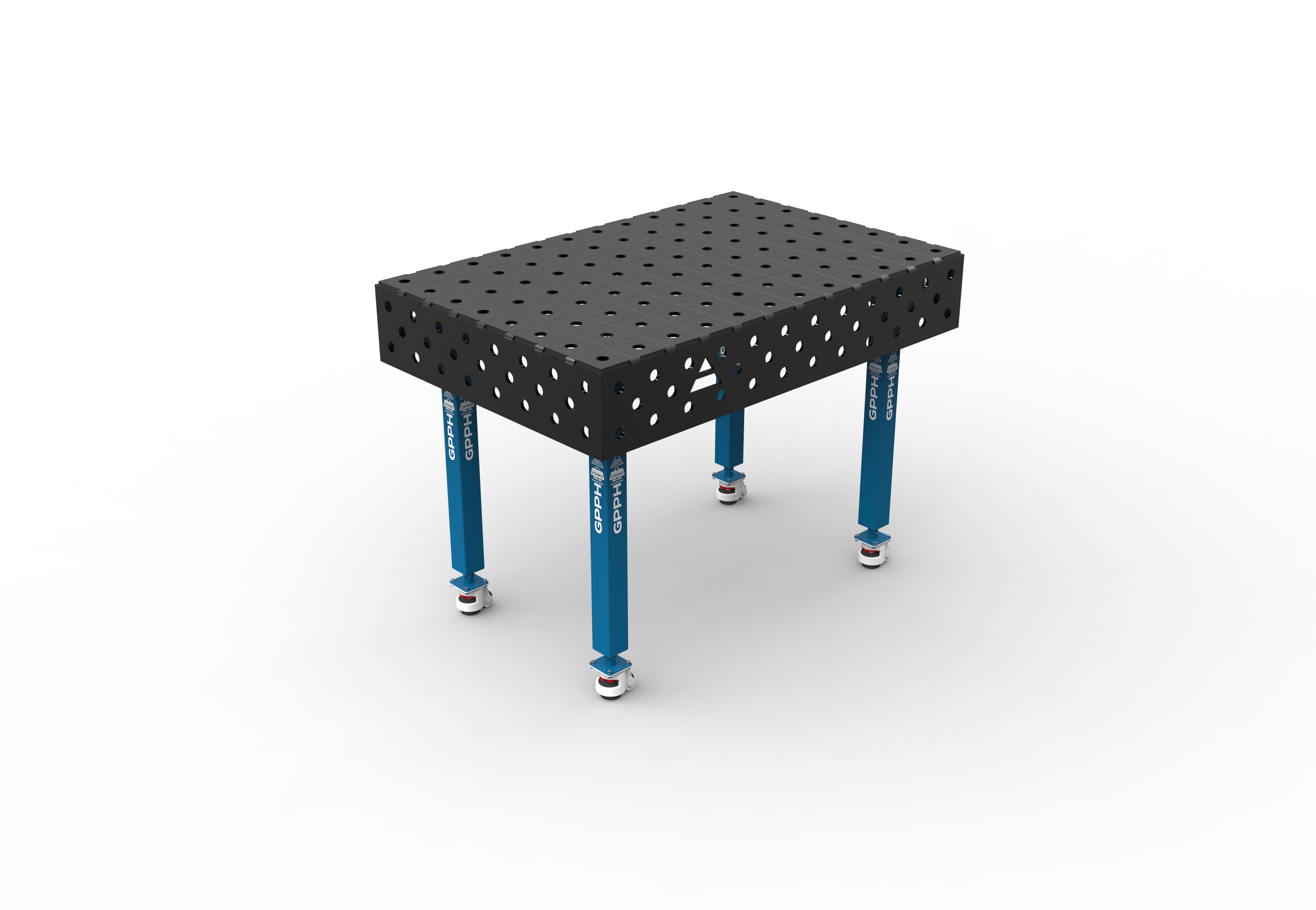 

Svejsebord ECO 1200x800 grid 100x100 Ø28 - System 28